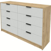 Комод Интерлиния Концепт Лайн КТ-К157 (дуб золотой/грей)