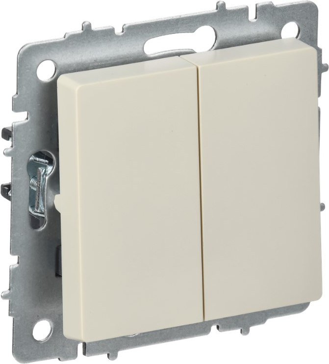 

Выключатель перекрестный IEK Brite BR-V23-0-10-K10 (бежевый)