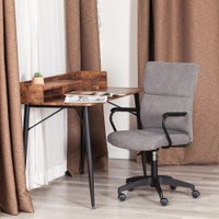 Офисное кресло TetChair Benefit флок (серый)