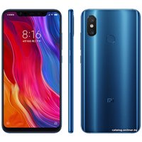 Телефон Xiaomi Mi 8 6GB/64GB международная версия (синий)