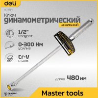 Динамометрический ключ Deli DL300