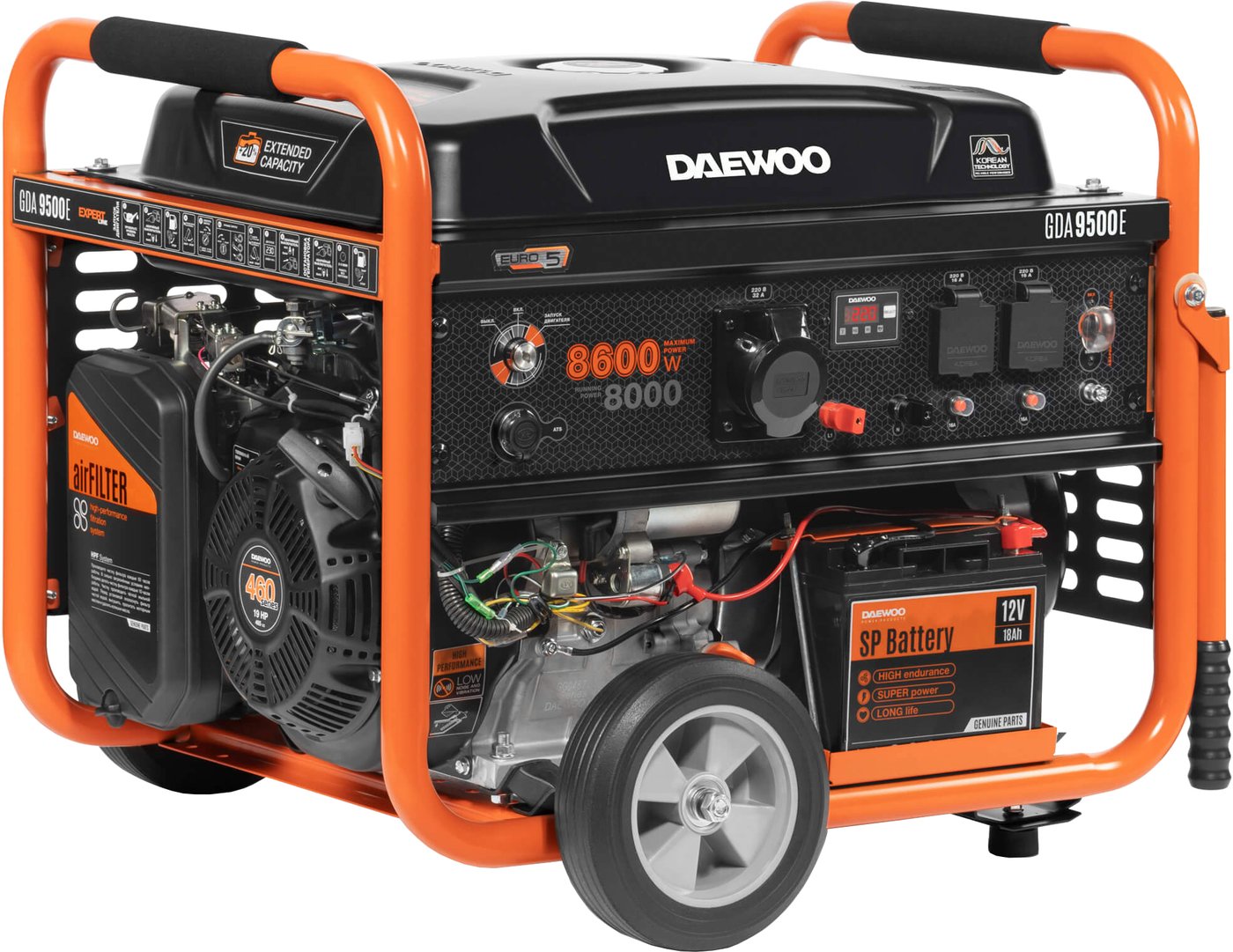 

Бензиновый генератор Daewoo Power GDA 9500E
