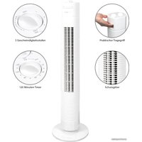 Колонный вентилятор Clatronic TVL 3770 (белый)