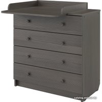 Детский комод Атон Мебель Odin (бодега темная)