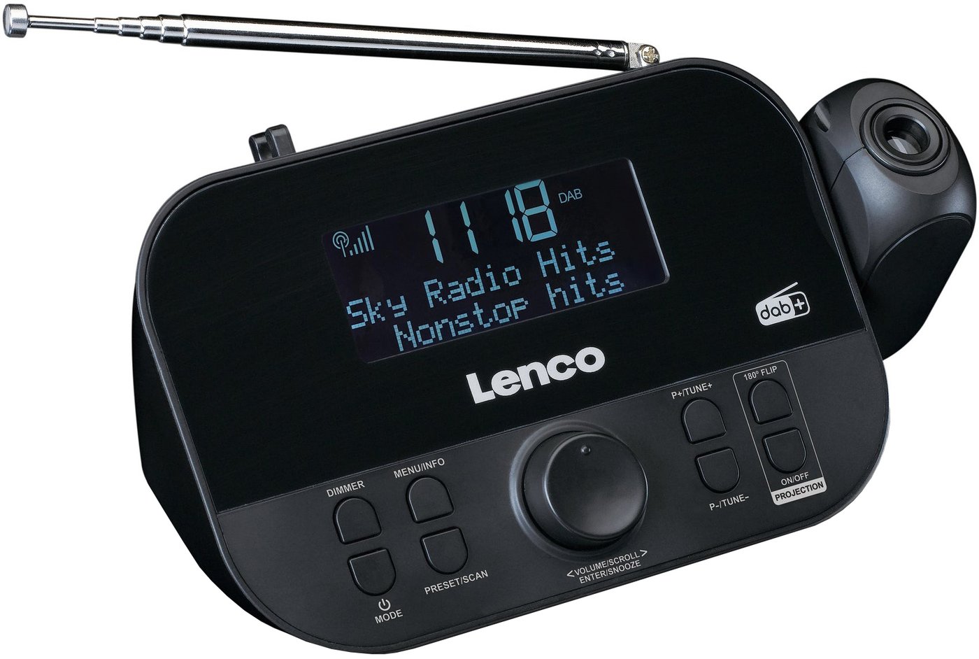 

Настольные часы Lenco CR-615BK