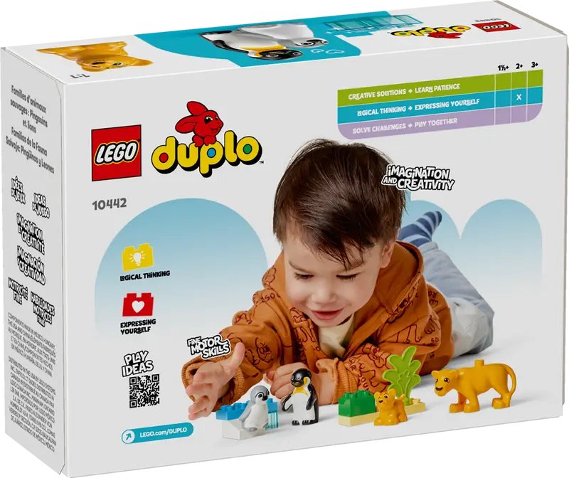 

Конструктор LEGO Duplo Семейства диких животных: Пингвины и Львы 10442
