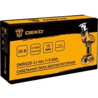 Сабельная пила Deko DKRS20 085-1069 (с 1-им АКБ)
