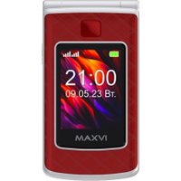Кнопочный телефон Maxvi E28 (красный)