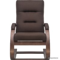 Кресло-качалка Leset Милано (венге/малмо 28/коричневый)