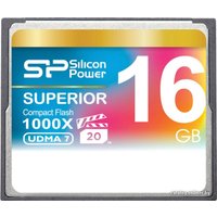 Карта памяти Silicon-Power Superior CF 1000X CompactFlash SP016GBCFC1K0V10 16GB