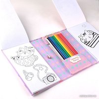 Набор для рисования Darvish Раскраска с карандашами DV-12972 (в ассортименте)