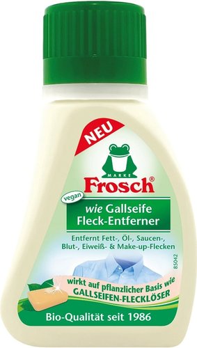 Пятновыводитель Frosch на растительной основе с эффектом очистки желчного мыла 75 мл