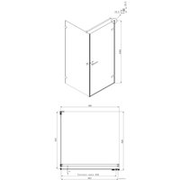 Душевой уголок Ambassador Set 10011101R-ST7