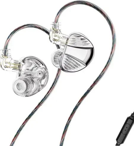 

Наушники TRN V10 Pro 3.5 мм (серебристый, с микрофоном)