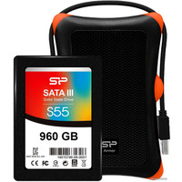 SSD Silicon-Power Slim S55 Upgrade Kit 240GB SP240GBSS3S55S27