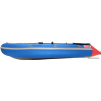 Моторно-гребная лодка Roger Boat Hunter Keel 3500 (малокилевая, синий/красный)