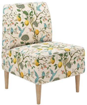 

Интерьерное кресло Mio Tesoro Одос Принт (лимон/микровелюр)