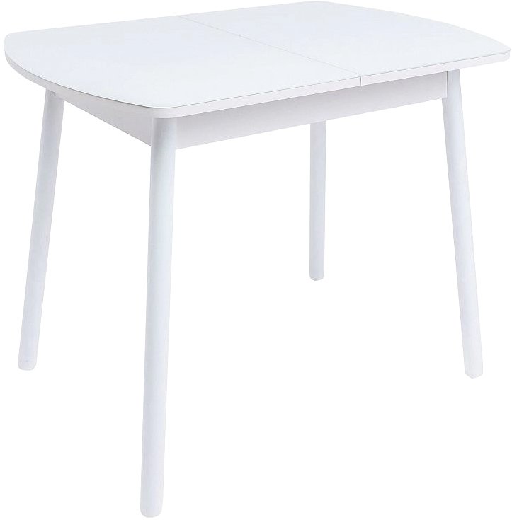 

Кухонный стол Listvig Винер Mini R 94-126x64 (белый)