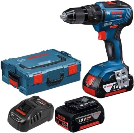 

Ударная дрель-шуруповерт Bosch GSB 18V-50 Professional 06019H5101 (с 2-мя АКБ 5 Ач, кейс)