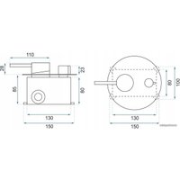 Душевая система  Rea Lungo Matt Gold REA-P6609