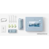 Ирригатор  Soocas W1 (голубой, 4 насадки, чехол)