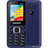 Кнопочный телефон Uniwa E1801 (синий)