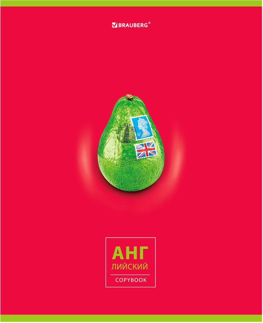 

Тетрадь предметная BRAUBERG Avocado. Английский язык 404275 (48 л, клетка)