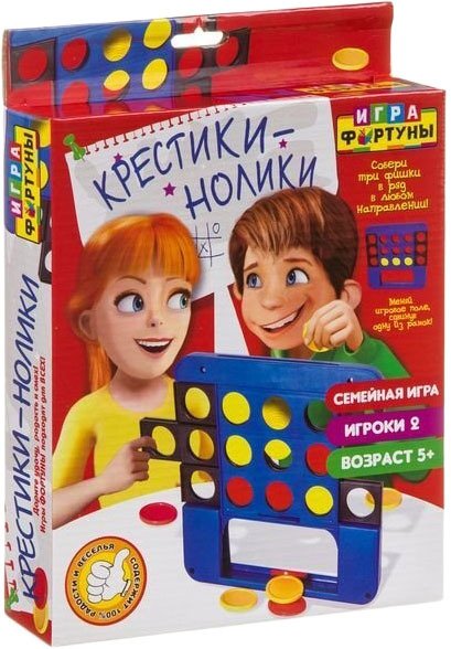 

Настольная игра Фортуна Крестики-нолики Ф97794