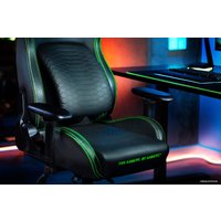 Игровое (геймерское) кресло Razer Iskur (черный/зеленый)