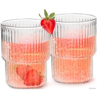 Набор стаканов Makkua Ribbed Glassware RG370