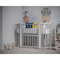Кроватка-трансформер Incanto Nuvola Lux KR-0106/60 (светло-серыйбелый)