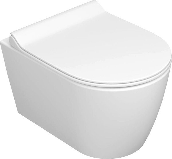 

Унитаз подвесной Керамин Трент R МЛ Slim (белый матовый)