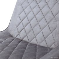 Стул AksHome Leros (серый велюр HLR-21/черный)