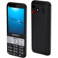 Кнопочный телефон Maxvi B33 (черный) в Бобруйске