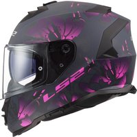 Мотошлем LS2 Ff800 Storm Il Burst (XS, черный матовый/розовый)
