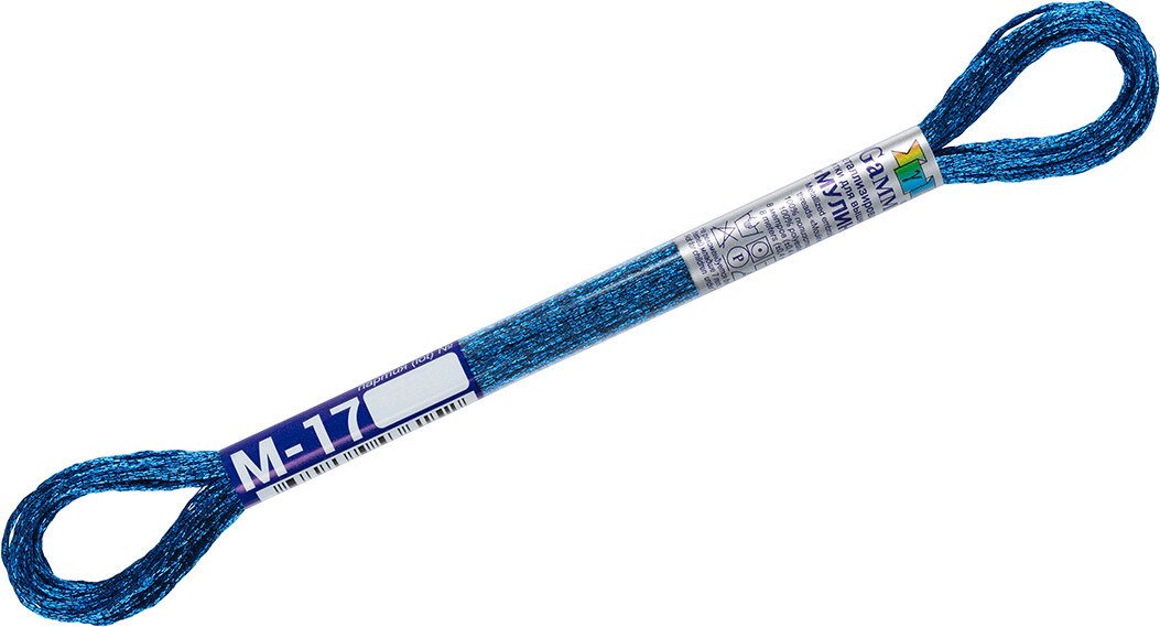 

Нитки для вышивания Gamma М-17 8 м (васильковый)
