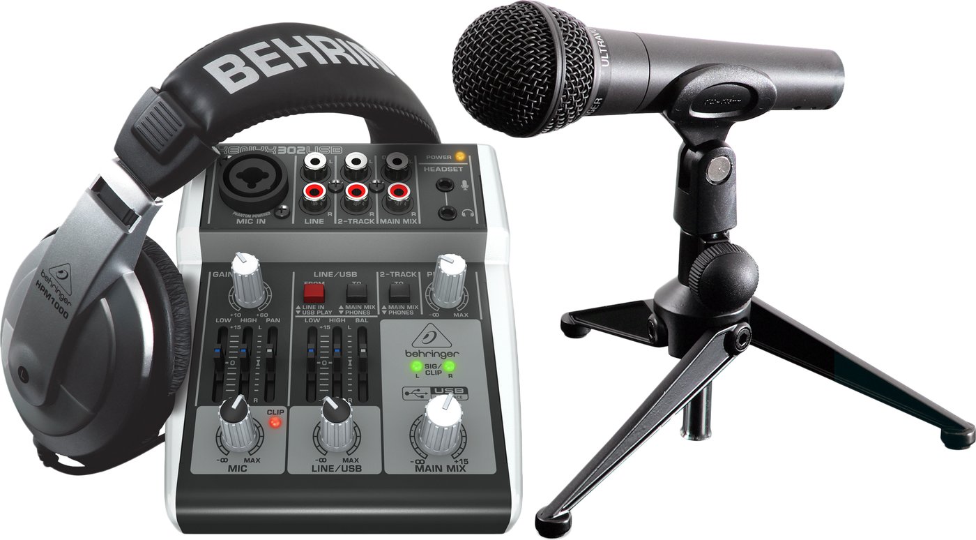 

Комплект для звукозаписи Behringer Podcastudio 2 USB