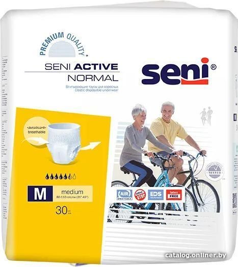 Трусы-подгузники для взрослых Seni Active Normal M (30 шт)