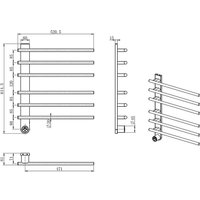 Полотенцесушитель AQUAme AQM3116CR