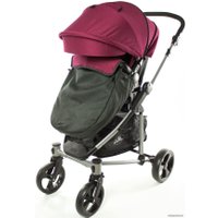 Универсальная коляска ForKiddy Siesta (3 в 1, бордовый)