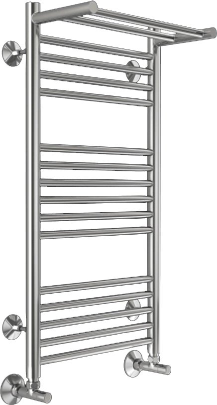 

Полотенцесушитель TERMINUS Аврора П16 400x800 (с полкой)