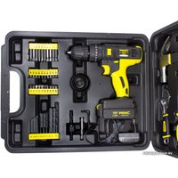 Дрель-шуруповерт WMC Tools 1057 (с 1-им АКБ, кейс, набор оснастки)