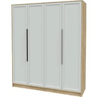 Шкаф распашной Интерлиния Концепт Тренд КТ-Ш4 (дуб золотой/грей)