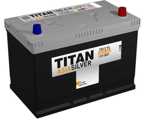 

Автомобильный аккумулятор Titan AsiaSilver R+ (100 А·ч)