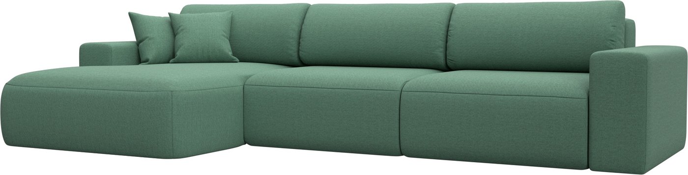 

Угловой диван Лига диванов Лига-036 НПБ Классик Лонг левый 124679L (рогожка амур зеленый)