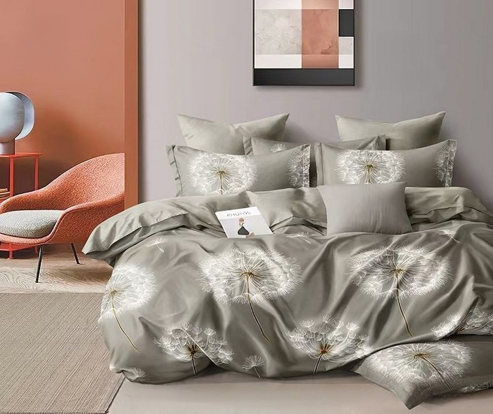 

1.5-спальный комплект постельного белья Реноме 1.5сп Оливковая коллекция УУ 2468 (поплин)