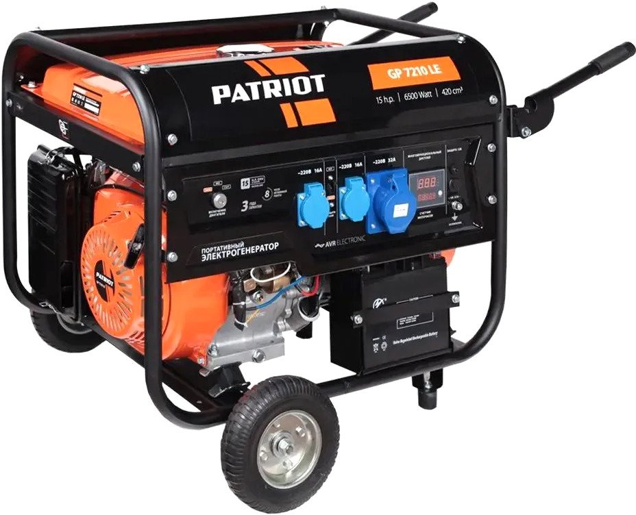 

Бензиновый генератор Patriot GP 7210LE