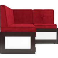 Угловой диван Мебель-АРС Нотис 211х82х135.5 см M11-28-16 (кордрой красный)