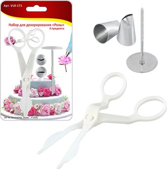 Набор для украшения тортов Мультидом Розы VL8-171