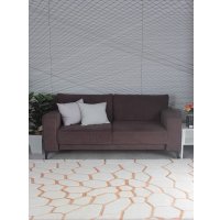 Ковер для жилой комнаты Pixel Rabbit Carving PX4003-STAN-CREAM-TERRA (0.8x1.5)